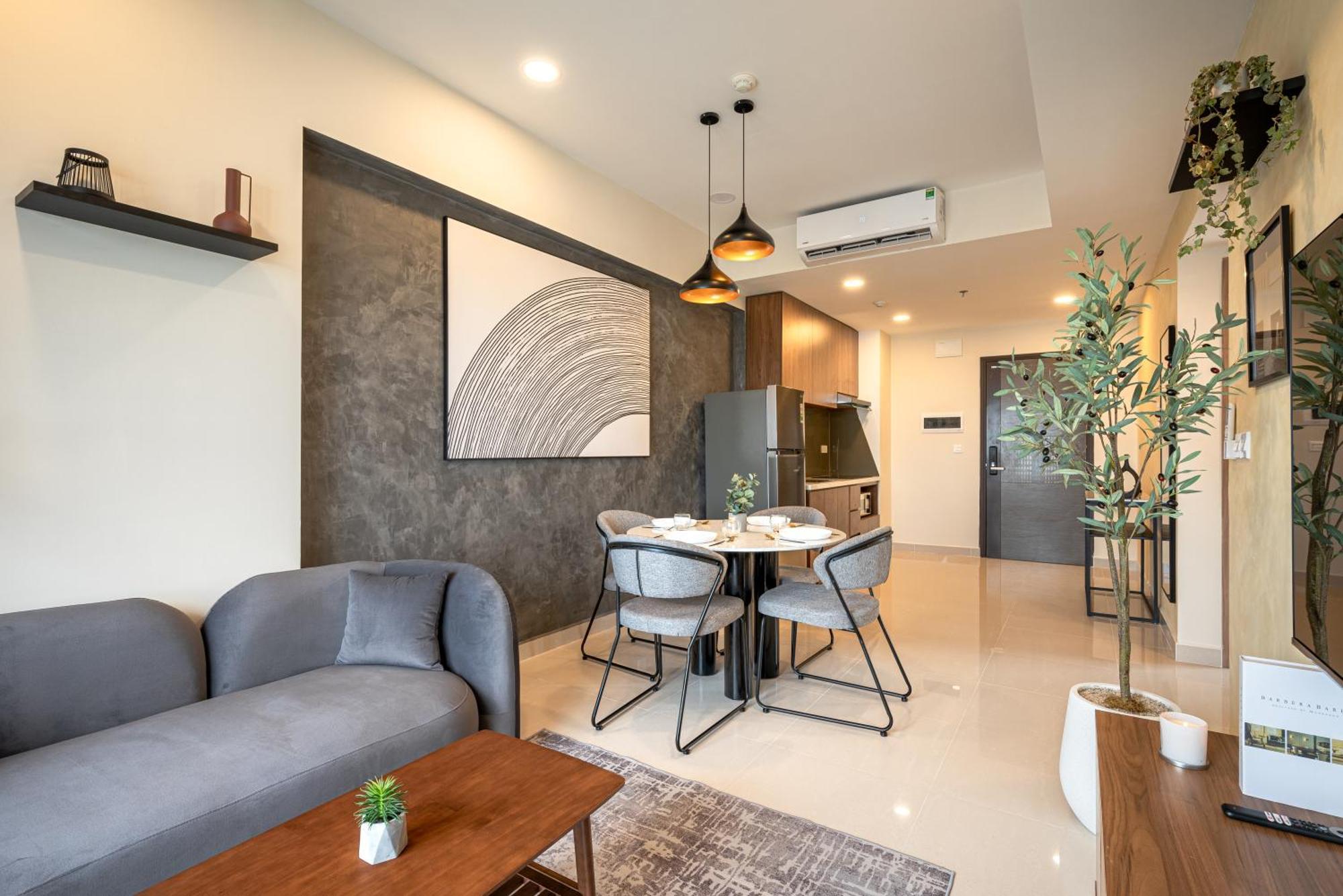 Saigon Staycation, 2brs+1wc, D1, View Bitexco Appartement *